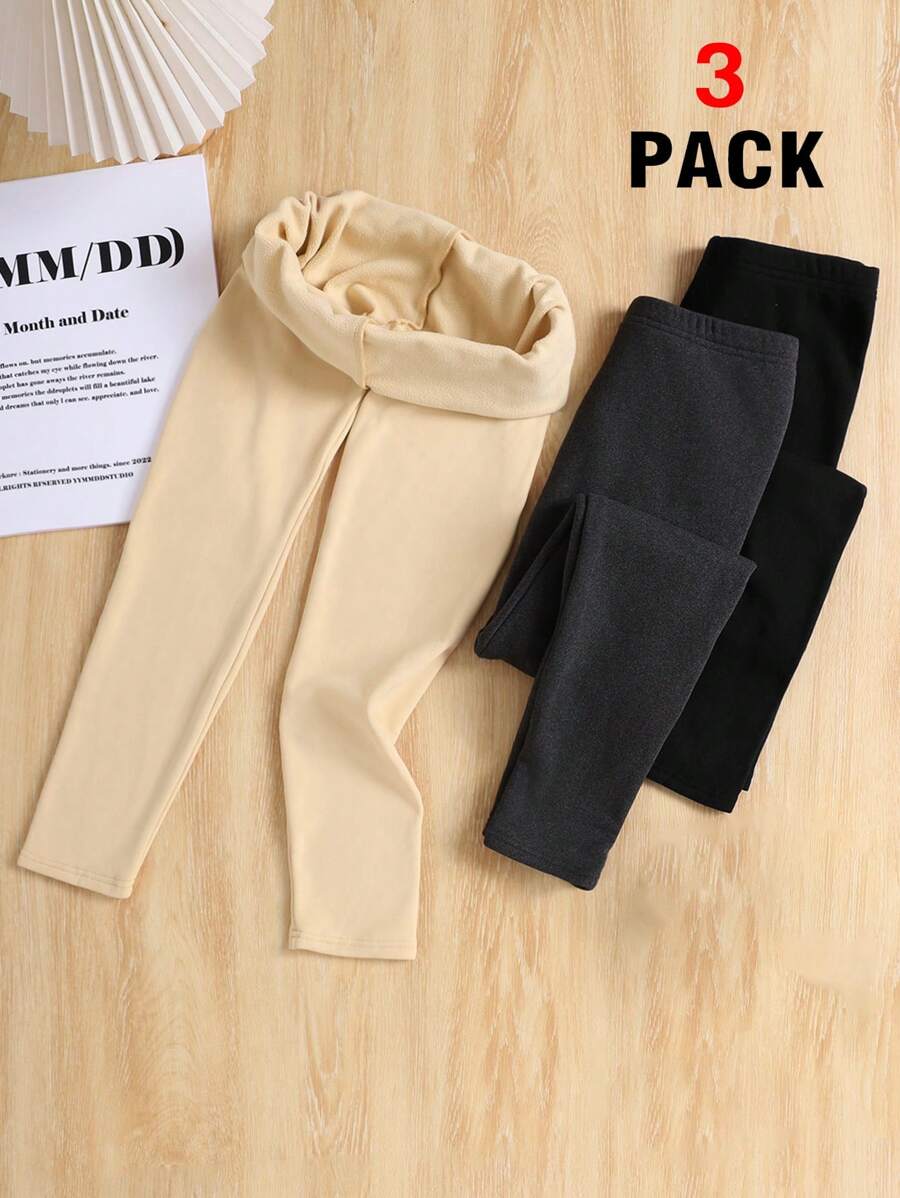 3 件套 Tween 女童保暖内裤 - 彩色 - 查看 1