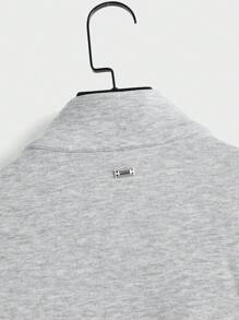 Manfinity VCAY 男式休闲针织宽松前开长袖连帽衫