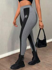 Zolique Women's Sexy Skinny Rhinestone Embellished Ankle-Length Leggings For Autumn - Multicolor - View 5