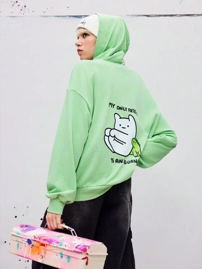 Coolman Sudadera con capucha casual de estilo artístico para mujer, apta para vacaciones, vacaciones, primavera, festivales, entrenamiento, ajuste para Ibiza, vestimenta occidental