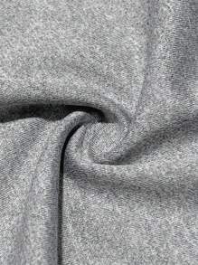 Maweii Plus Size Casual Solid Color Skinny Flare Leg Pants Fall Cloth For Women - Grey - View 5