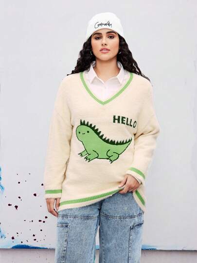 Coolman Suéter de punto informal, tipo streetwear, de talla grande, apto para vacaciones, primavera, festivales, Ibiza