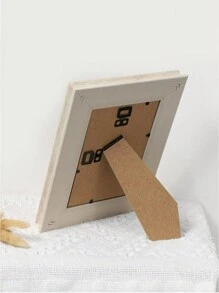 SHEIN 1 pezzo Cornice per foto stile vintage europeo con bordi dorati, decoro per la casa, regalo per amici, decorazione per San Valentino, matrimonio, compleanni, marrone/cachi