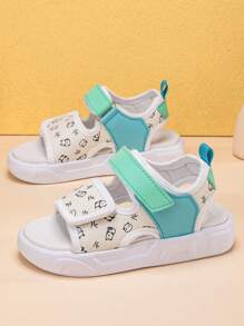 Boys' Comfortable Fashionable Casual Lightweight Breathable Athletic Sandals, Summer - White - View 6