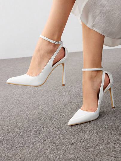 CUCCOO SZL Zapatos de tacón alto de unicolor de moda para mujeres, zapatos de tacón para graduación, baile de graduación, vacaciones, rebajas de verano, fiesta, estilo "baddie", elegante y hermoso, disfraz de Halloween, fiesta navideña, fiesta disco, salida nocturna sexy, otoño