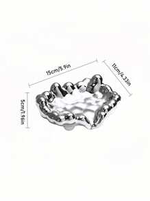 1 pieza Plato de jabón con forma de nube, creativo, sin perforaciones, soporte de jabón escurridor, bandeja de jabón de plástico duradero para decoración del baño, regalo para el hogar, decoraciones navideñas, regalo de boda, playa de verano, blanco y azul estético