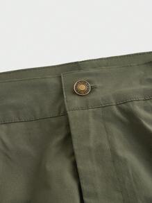 In My Nature Pantalones largos informales deportivos y al aire libre para hombres con bloques de color y parche con letras