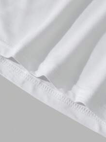 INAWLY Plus Size Women's Solid Color Round Neck Short Sleeve T-Shirt Set - Multicolor - View 3