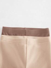 Cozy Pixies 2 Stücke/Set Baby Mädchen Kuschelige Passform Pyjama, einfarbiges strickweiches Top mit rundem Ausschnitt und Langarm und Hose