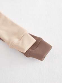 Cozy Pixies 2 Stücke/Set Baby Mädchen Kuschelige Passform Pyjama, einfarbiges strickweiches Top mit rundem Ausschnitt und Langarm und Hose