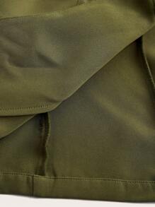 SHEIN Clasi Women's Autumn/Winter Fashion Versatile 3D Floral (Detachable) Blazer Winter Women Clothes - Green - View 12