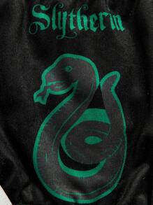 HARRY POTTER X SHEIN Conjunto de sutiã camisola com estampa de animal e letras para meninas pré-adolescentes 2 peças/conjunto