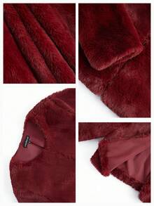 Eilly Bazar Abrigos de Pieles Similares para Mujer