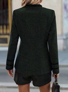 EMERY ROSE Chaqueta casual regular de mujer con botones delanteros y mangas largas