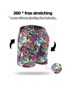 Men's Letter Ribbon Casual Harem Pants - Multicolor - View 2