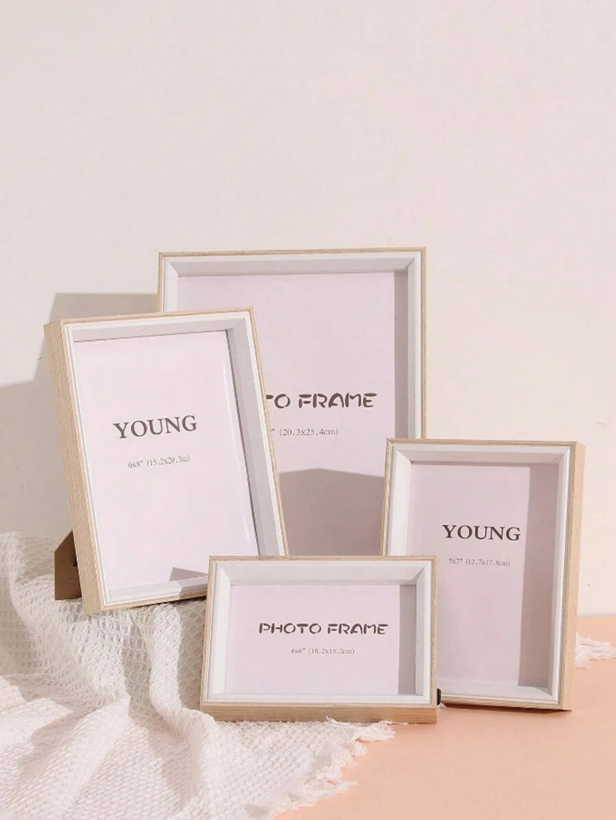 1 件天然木色壁挂式展示柜，白色内饰和亚克力盖，现代简约风格装饰房间装饰卧室装饰情人节、情人节婚礼、生日 - 米色 - 查看 1