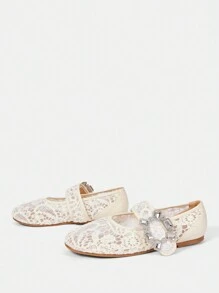 CUCCOO HITCHD Women Round Toe Comfortable Lace Flat Shoes, White - White - View 4