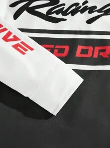 ROMWE MEN Street Life Men's Short Cropped Jacket, Street Style (Thermal Lined) - Multicolor - View 3