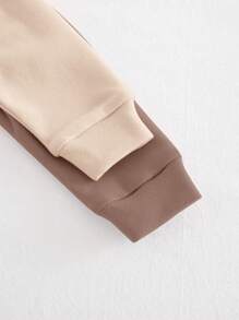 Cozy Pixies 2 Stücke/Set Baby Mädchen Kuschelige Passform Pyjama, einfarbiges strickweiches Top mit rundem Ausschnitt und Langarm und Hose