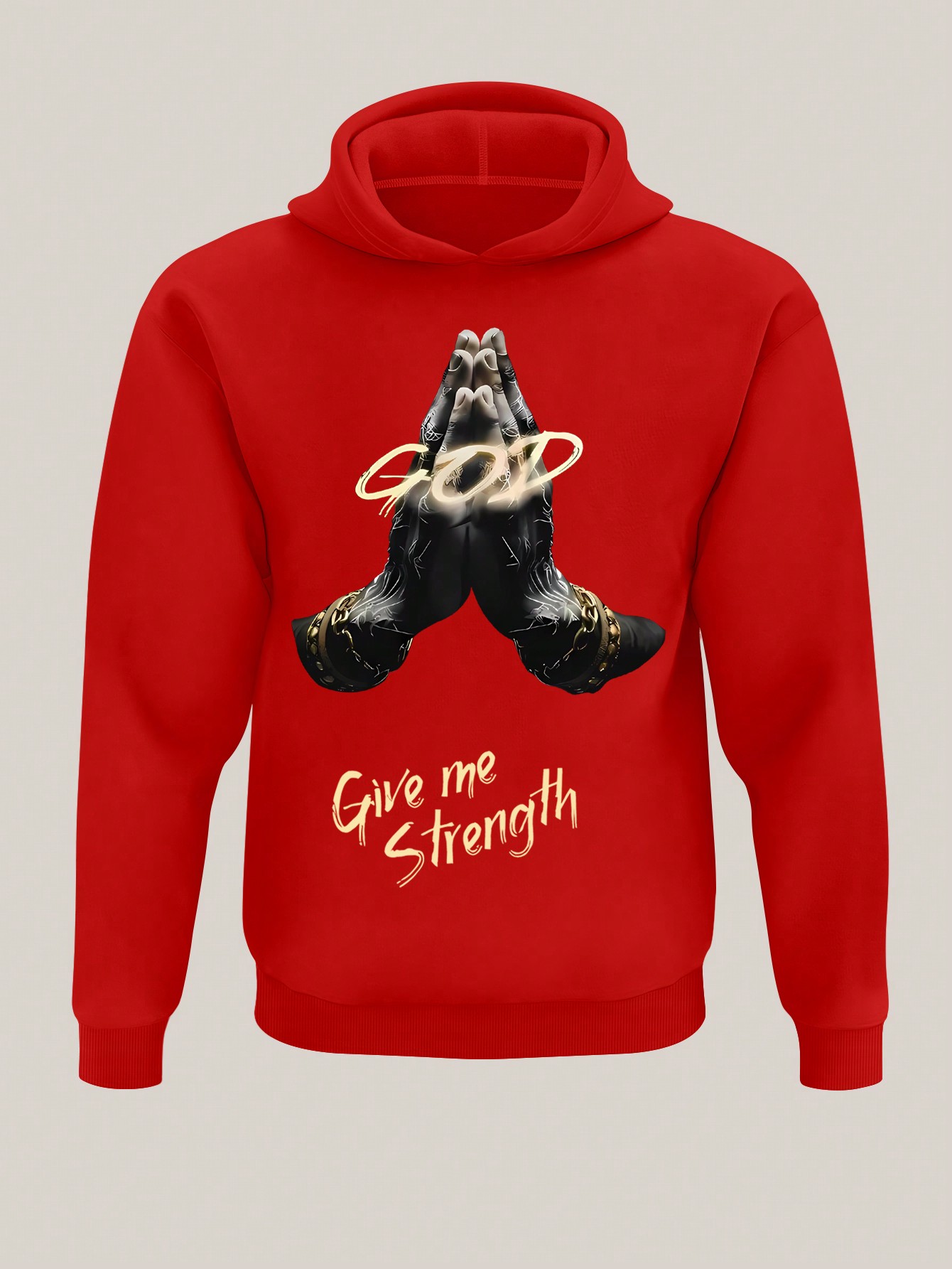 Manfinity Dauomo 1pc Men's Letter Print Minimalist Hoodie Pullover Sweatshirt