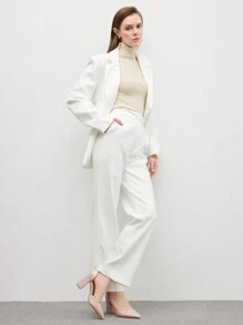 CUCCOO BIZCHIC Talons hauts à bout pointu avec bride à la cheville et talon épais, de couleur abricot. Chaussures à talons de mode pour les trajets, les fêtes et les rendez-vous. Ambiance de Noël, du Nouvel An, de l'automne, de l'hiver et de la Saint-Valentin.