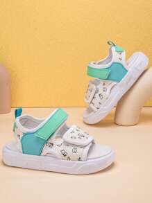 Boys' Comfortable Fashionable Casual Lightweight Breathable Athletic Sandals, Summer - White - View 1