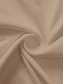 SHEIN EZwear Bộ 2 áo thun nữ cổ vuông tay dài bó màu trơn thường ngày, thích hợp cho mùa thu đông - Nhiều màu - Xem 5