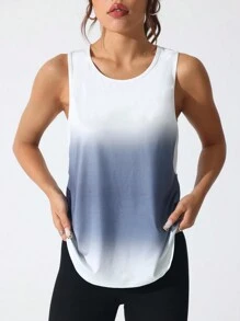 Easithlete Top de entrenamiento deportivo de manga raglán corto de color sólido - Multicolor - Ver 6