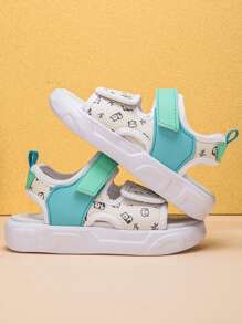 Boys' Comfortable Fashionable Casual Lightweight Breathable Athletic Sandals, Summer - White - View 4