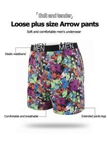 Men's Letter Ribbon Casual Harem Pants - Multicolor - View 1