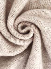 Chiquease Set de 2 piezas para mujer: Elegante cárdigan con ribete de contraste de color + Suéter y falda de punto, otoño/invierno