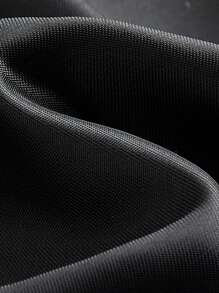 SHEIN EZwear 大码冬季休闲纯色毛边连帽棉服大衣