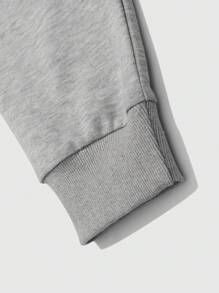 PAVTROS Manfinity Streetrush Manfinity Streetrush Oversized Men's Casual Everyday Letter Embossed Zip-Up Hoodie,Fall And Winter Men Clothes,Embossed Print Hoodie