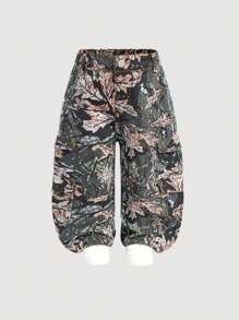 Quần jeans ống đứng nhiều túi, phong cách đường phố Mỹ giản dị thường ngày dành cho bé trai, màu xanh lá cây - Nhiều màu - Xem 1