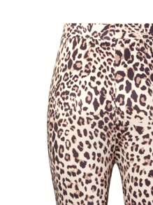 Tween Girls Leopard Print Flare Pants - Multicolor - View 4