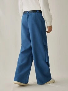 Manfinity VCAY 男士休闲宽松百褶腰直筒裤