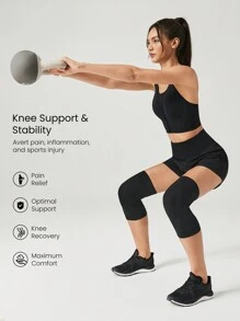GLOWMODE Manga compresora para rodilla que absorbe la humedad