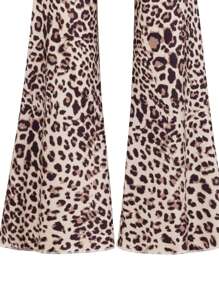 Tween Girls Leopard Print Flare Pants - Multicolor - View 5