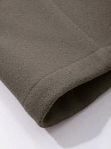 DAZY Women Plain Color Pleated Pocket Straight-Leg Dress Pants Business Attire - Mocha Brown - View 3