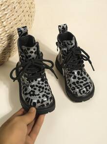 1 Đôi bốt trẻ sơ sinh ngoài trời cho bé gái, bốt cổ ngắn đa năng cho trẻ mới biết đi - màu đen - Xem 8