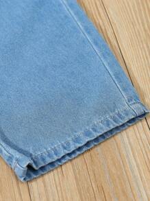 Sparklyn 2pcs/Set Tween Girl Casual Comfortable Butterfly Print Set - Black - View 3