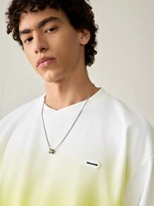 Manfinity VCAY 1 Set Men Gradient Long Sleeve Hoodie And Straight Leg Sweatpants, For Fall Winter