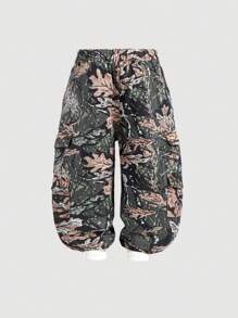 Quần jeans ống đứng nhiều túi, phong cách đường phố Mỹ giản dị thường ngày dành cho bé trai, màu xanh lá cây - Nhiều màu - Xem 2