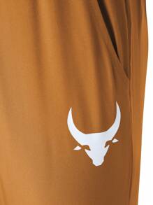 Manfinity Sport Corelite 男友风男士前系带印花简约运动裤，休闲日常穿着