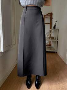 DAZY Long Straight Pencil Design Casual Skirt For Women