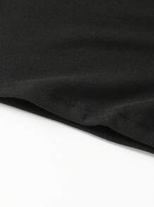 SHEIN 青少年男孩秋冬保暖长袖上衣和长裤两件套