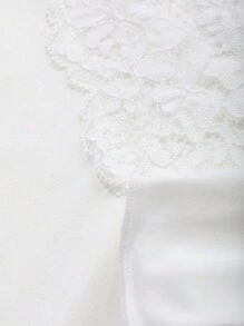 DAZY V-Neck Lace Splice Long Sleeve Women Fashion T-Shirt,Fall Clothes