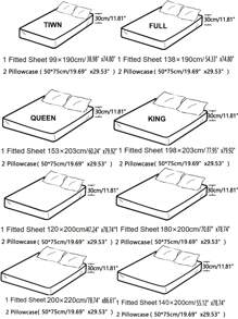 圣诞床单套件圣诞床上用品圣诞树装饰圣诞节床单可爱经典圣诞树印花 3 件超柔软透气超细纤维床单套件 1 床笠 2 枕套圣诞节礼物，圣诞房间装饰 - 彩色 - 查看 3