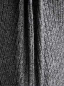 男士前扣长袖休闲上衣和长裤蓬松家居服套装，秋冬服装，舒适保暖 - 深灰色 - 查看 7