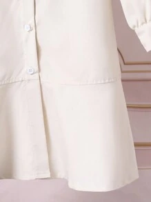 女童 3 件套：长袖荷叶边下摆公主裙、背心 - 彩色 - 查看 6